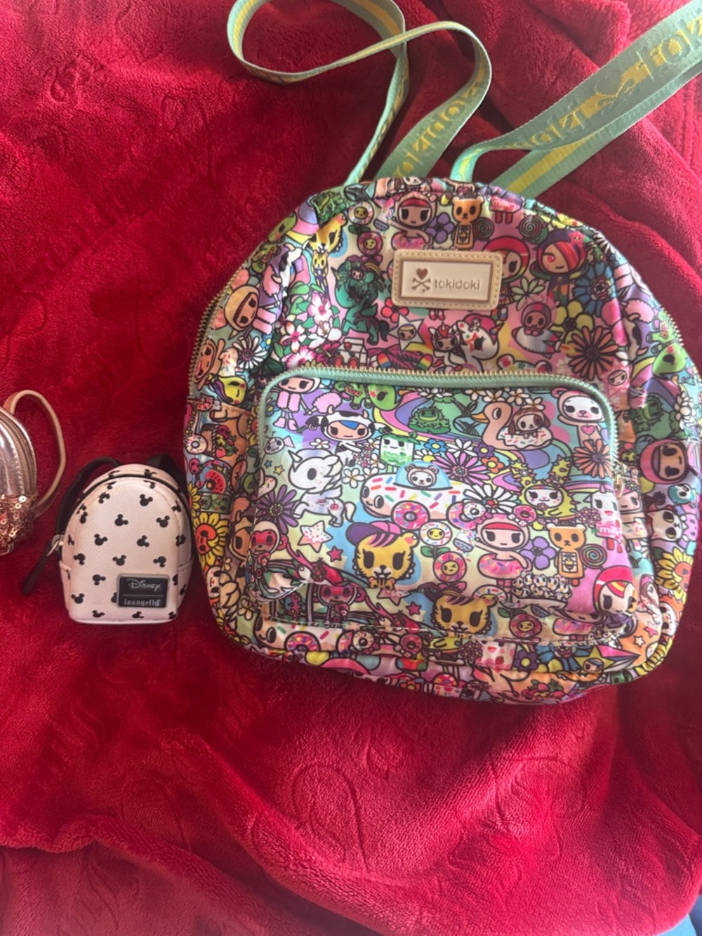 Loungefly Micro Mini Backpack Keychain/Bag - Picture 11 of 11